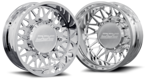 The Mesh 8 polished alloy wheel by DDC Wheels