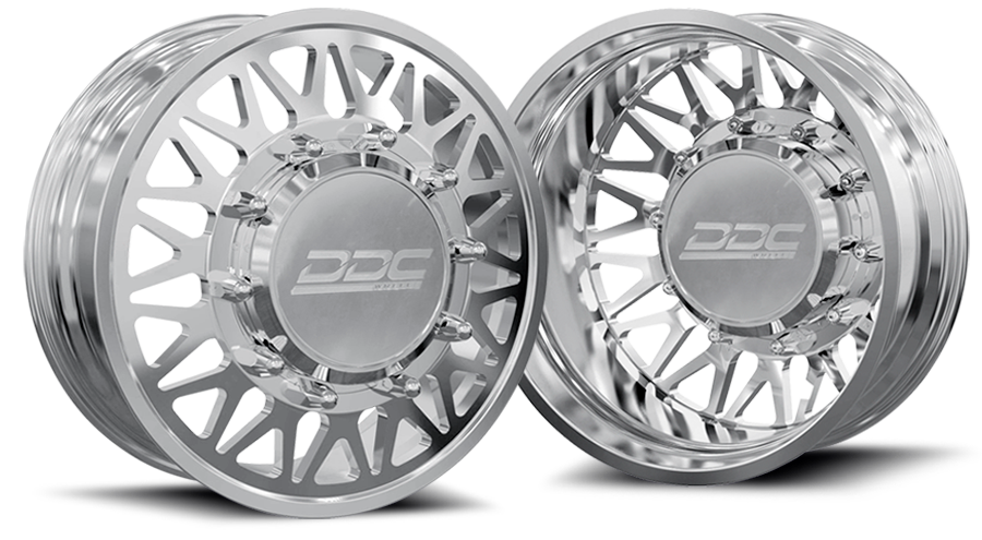 The Mesh 8 polished alloy wheel by DDC Wheels