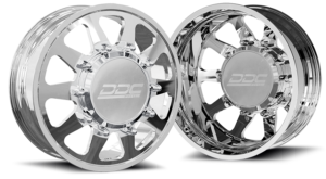 The Ten 8 polished alloy wheel by DDC Wheels