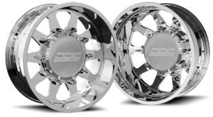 The Ten 8 polished alloy wheel by DDC Wheels