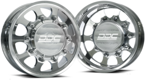 The Shield Polished Dually Wheels
