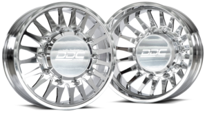 The Spoke Forged Polished Dually Wheels
